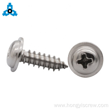 Cross Recessed Round Pan Washer Head Tapping Screws